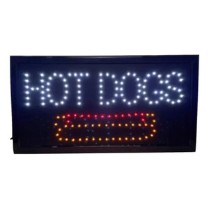 LED Hot <b>Dogs</b> Display <b>Sign</b> for Business - Assorted Colors - Product Image 1