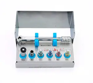 Hoge Kwaliteit Tandheelkundige Implantaat Mini Hex Drivers Kit 4.0Mm 6.35Mm Ratel Sleutel Extender Hand Driver Adapter Organizer