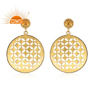 Último diseño hecho a mano 18K chapado en oro Natural Cz y Hydro Pink piedras preciosas pendientes colgantes Demi fabricante de joyería fina - Product Image 4