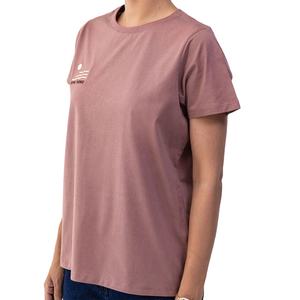 Camiseta de algodón básica Relax Fit para mujer, camiseta de estilo informal de cuello redondo con bordado liso, lo mejor para usar en todas las estaciones - Product Image 4