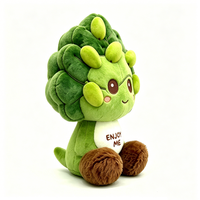 Peluche personnalisée en forme de chou chinois, animal en peluche en forme de légume vert à feuilles.