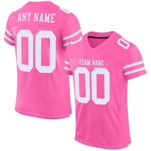 Wholesale Custom American Football Jersey Trendy <b>Plus</b> <b>Size</b> Breathable Polyester <b>Mesh</b> Rugby Uniform <b>Tops</b> Short Printed Techniques - Product Image 2