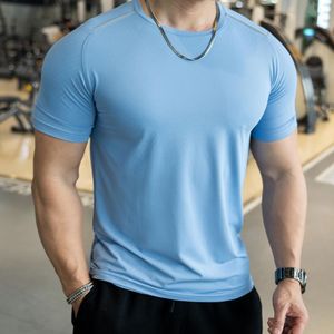 เสื้อกีฬาแขนสั้นระบายความร้อนสำหรับผู้ชายเสื้อยืดฟิตกล้ามเนื้อแห้งเร็วเสื้อยืดออกกำลังกายกลางแจ้งยิมผู้ชาย - Product Image 3