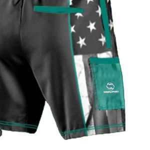 Pantalones cortos de softbol atléticos para hombre Pantalones cortos de entrenamiento duraderos con cintura elástica Pantalones cortos de béisbol para hombre OEM - Product Image 6