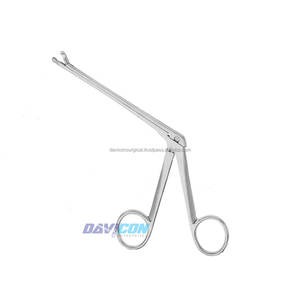 Wullstein Micro Cup Forceps Curved Left 3 1/4in (8,3 cm) Longitud DE TRABAJO Quirúrgico ENT Manual Forceps en acero inoxidable - Product Image 1