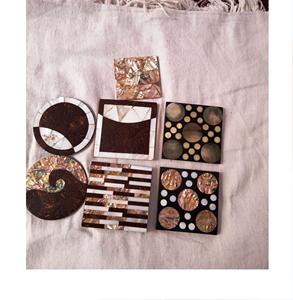 Custom Material Coaster Set Classic Style round Stone Pads for Kitchen Made in India - Product Image 2