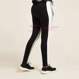 OEM personalizado de las mujeres Slim Fit Fleece Jogging Pant Casual Joggers Chándal Pantalones Elástico Cintura Plana Pantalones de Chándal Bolsillos Invierno - Product Image 3