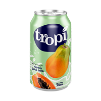 Gratis Monster 330Ml Vietnamese Fruitgroentesap Op Maat Gemaakte Ontwerpopties Verwerkte Gearomatiseerde Puree Watermeloen Hoofdingrediënt