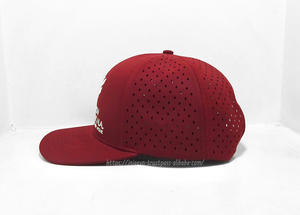 Vente en gros de chapeaux de golf de taille réglable bon marché trous perforés couvre-chefs de sport de mode structurée performance décontractée en maille - Product Image 3