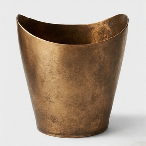 Cubo de basura TossEase, cubo de basura de Metal en relieve para el hogar, oficina, cocina, restaurante, baño, para gestión de basura de papel usado - Product Image 5