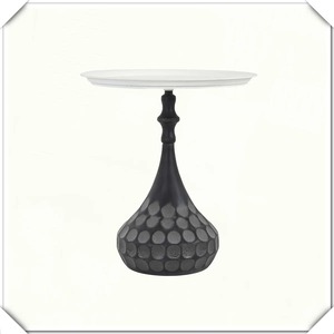 Mesa de Centro Moderna de Lujo Ligero, Ecológica, de Piedra, para Sala de Estar, Balcón, Dormitorio, Redonda, Creativa y Sencilla - Product Image 2