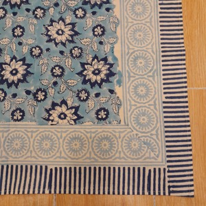 Napperon de table à manger matelassé en coton imprimé marbre Tie Dye coloré pour mariage, célébration de fête à la maison, napperons de table - Product Image 4