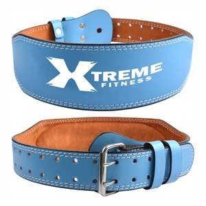 Favorable Price Heavy Duty Breathable Cowhide Leather Weightlifting Belt for Powerlifting Weight Training 6inch Waist Back - Product Image 6