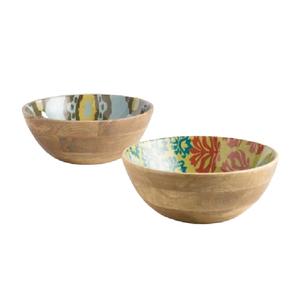 Tazón de Madera de Mango Esmaltado de Tendencia, Acabado Transparente, Diseño Hecho a Mano con Pulido, Tazón para Servir Masa para Uso en el Hogar, Hoteles y Restaurantes - Product Image 5