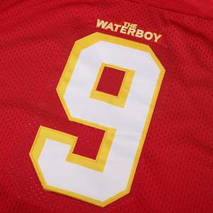 Jersey de fútbol americano de gran tamaño Retro sublimado de malla de poliéster personalizado de fábrica, ropa de calle de fútbol americano - Product Image 3