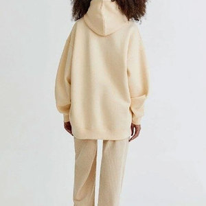 Sweat à capuche surdimensionné pour femme en grande quantité, de meilleure qualité supérieure, sweat à capuche surdimensionné respirant pour femme avec impression de logo personnalisé - Product Image 2