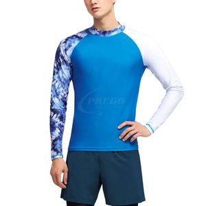 Rashguard à manches longues pour homme |   Chemise de compression respirante à séchage rapide |   Impression par sublimation de logo personnalisé | - Product Image 3