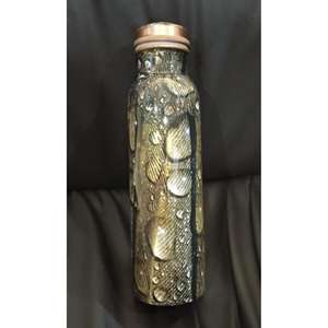 Bouteille d'eau en cuivre, hygiénique, de qualité supérieure, décorative, pour pique-niques, voyages, bouteille à boire, impression personnalisée en émail - Product Image 3