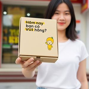 Emballage de boîte à pizza en papier kraft écologique de qualité supérieure pour les entreprises de livraison à emporter et de restauration - Product Image 6