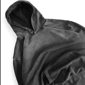 Nouveau sweat à capuche pour homme de qualité supérieure, fabriqué sur mesure, 100% coton, lavage à l'acide numérique, effet délavé au soleil, design avec poche - Product Image 2