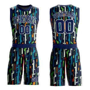 Ensemble maillot et short de basket-ball à sublimation unisexe, conçu sur mesure, durable, matériel de meilleure qualité imprimé, vêtements de football - Product Image 1