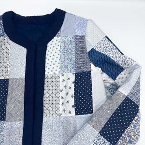 Custom Men's Fashion Long Sleeves Cardigan with Zipper Closure Color Contrast Regular Fit <b>Patchwork</b> <b>Jacket</b> for Spring and Autumn - Product Image 2