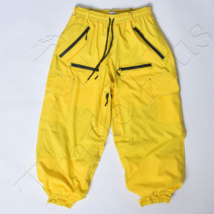 Pantalones de nieve de esquí al por mayor OEM Unisex de alta calidad 100% de nailon holgado Cargo estilo Hip-Hop a prueba de viento y características de talla grande - Product Image 1