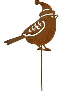 Bâton de jardin en métal rustique conçu pour la décoration extérieure de la ferme et le but d'accent d'affichage de voie de jardin - Product Image 3