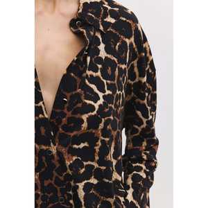 เสื้อเชิ้ตลายสแนปออนลำลองพร้อมโลโก้ด้านหน้า - Product Image 3