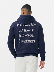 Venta al por mayor 550gsm invierno hombres pulóver sudaderas con capucha 100% algodón polar personalizado impreso OEM servicio para diseños de logotipo - Product Image 2