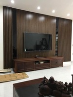 Panel de Pared de PVC WPC Ecológico, Moderno y Resistente al Agua, Fácil de Instalar, Diseño Ondulado, Insonorizante, Decoración para Hoteles, Venta al Por Mayor