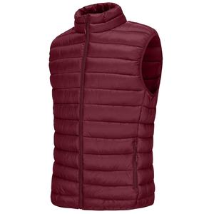 Conception de logo personnalisée populaire, veste sans manches respirante et légère pour homme, veste matelassée en duvet de canard pour homme, veste matelassée d'hiver - Product Image 2