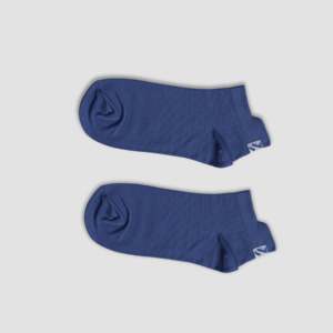 PowerCore Sporty Blue Quarter <b>Socks</b> Crew Customizable Anti-Bacterial Breathable Diabetic Cushioned Argyle Print Design Cycling - Product Image 3