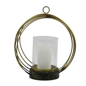 Support de bougie décoratif élégant en métal pour table de salon et décoration intérieure - Product Image 4