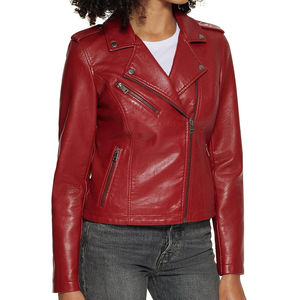 Vestes en cuir pour dames à bas prix de haute qualité en gros 2025 nouvelle conception femmes mode vestes en cuir - Product Image 4