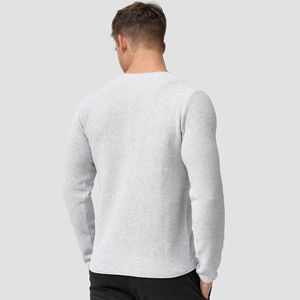 Otoño Invierno hombres 100% algodón forro polar Sudadera con capucha nueva marca de moda Color sólido Streetwear con sudadera con servicio Oem - Product Image 5