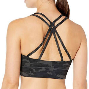 Soutien-gorge de sport pour femme de haute qualité, taille XL, pour la gym, le fitness, le yoga, couleur unie, léger, respirant, taille plus, en spandex/polyester - Product Image 3