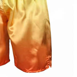 Pantalones cortos de boxeo profesionales para hombres Diseño ligero de satén para entrenamiento y uso de competición Pantalones cortos de boxeo - Product Image 3