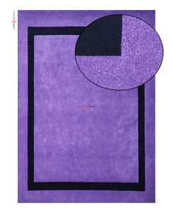 Tapis Bhadohi de qualité supérieure, très vendus, tissés à la main, en laine, moquette à poils longs, antidérapant, en soie de bambou, haut de gamme, en solde - Product Image 2