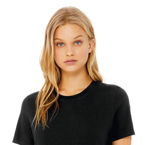 T-shirts en coton à col rond pour femmes OEM, faible MOQ, respirants, t-shirts à col rond pour femmes en vrac, style tendance et basique - Product Image 4