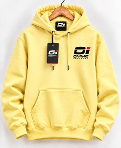 Wholesale Direct OMMIZ INDUSTRY New Design Custom Stitched <b>yellow</b> Fade Fashion Pullover Sweatshirt <b>Hoodie</b> - Product Image 6