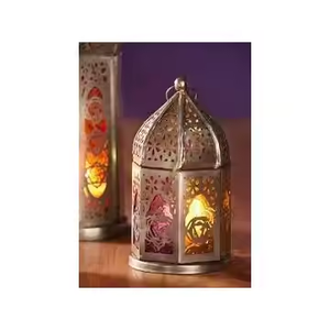 Linternas de metal de diseño 2025, linternas hechas a mano pulidas para decoración del hogar y el jardín, perfectas para bodas y temporadas festivas - Product Image 5