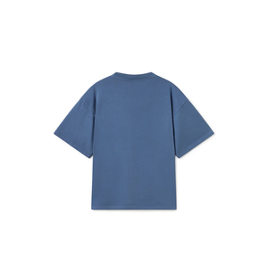 เสื้อยืดผ้าฝ้ายออแกนิกโอเวอร์ไซส์สำหรับผู้ชาย100% คอกลม320gsm ยาวสไตล์สตรีทแวร์สั่งโลโก้ได้ตามต้องการ - Product Image 2