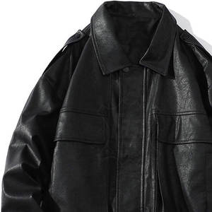 Custom Design Bomber <b>Leather</b> <b>Jacket</b> New Arrival <b>Men's</b> High Quality Fashion Bomber <b>Leather</b> <b>Jacket</b> Best Design <b>Men</b> Winter - Product Image 2
