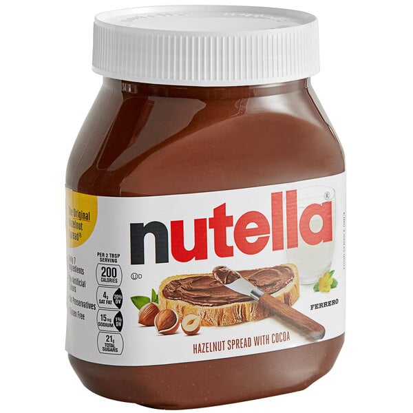 Nutella Chocolate Avellana Extender al por mayor, cubierta perfecta para panqueques, gofres, tostadas y más.26.5 oz (paquete de 1)