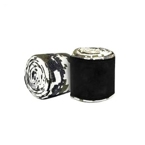 Muñequeras Antideslizantes de Alta Calidad con Soporte para el Pulgar, Diseño Veraniego para Cross Training y Levantamiento de Pesas (Poliéster y Algodón) - Product Image 1