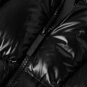 Venta al por mayor logotipo personalizado OEM impresión invierno algodón espuma chaquetas al aire libre de los hombres de gran tamaño al aire libre de los hombres brillantes chaquetas acolchadas para hombres - Product Image 3