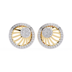 Pendientes Brillantes de Oro de 18K con Diamante Cultivado en Laboratorio, Pendientes de Diamantes Premium - Product Image 2