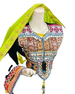 Banjara Tribal étnico vintage kuchi vestido, Afgano/Pakistán Kuchi fiesta tradicional multicolor vestido Kochi vestido 3018 - Product Image 6