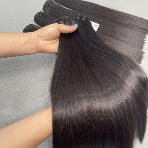 Paquetes de trama de pelo virgen Remy vietnamita 100%, cabello liso de hueso de alta calidad, gran stock al por mayor - Product Image 6